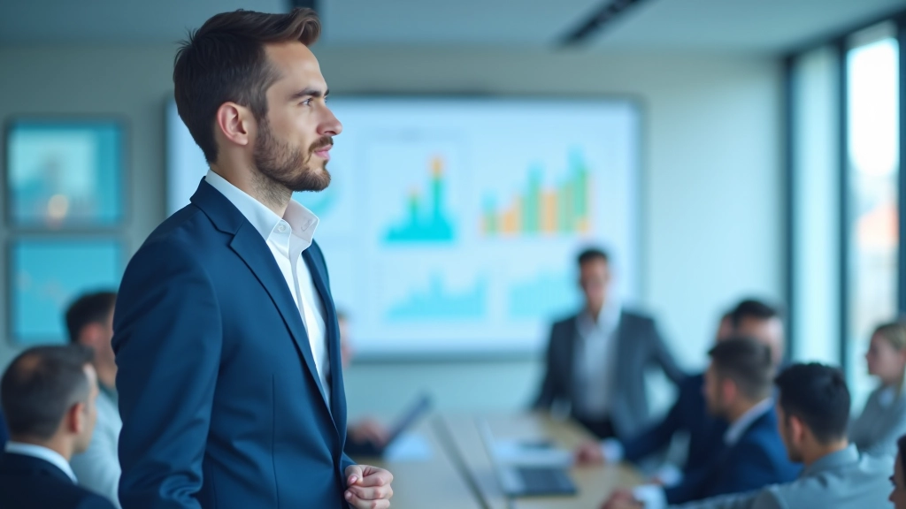 Business professional implementing machine learning forecasting model with improved accuracy metrics